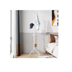 GENERICO - Colgador Perchero Ropa Sombrero Blanco