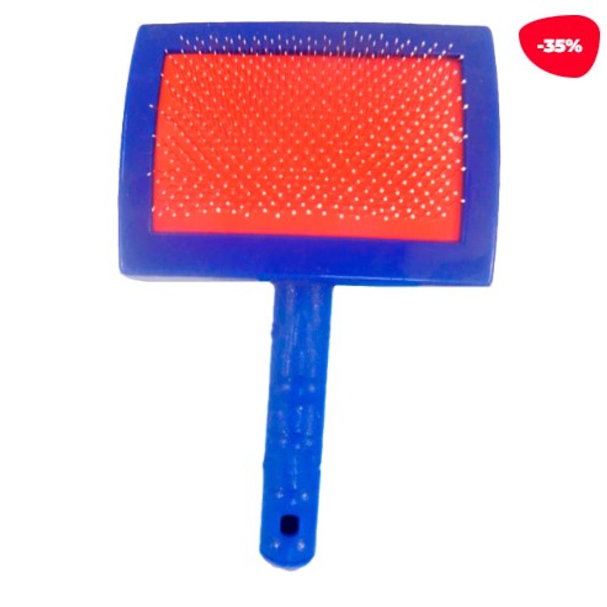 GENERICO - CEPILLO PARA MASCOTA METAL  PLASTICO 195X115CM