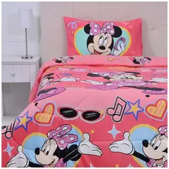 MASHINI - Plumón Microfibra Infantil 1.5 Plazas Minnie Sweet