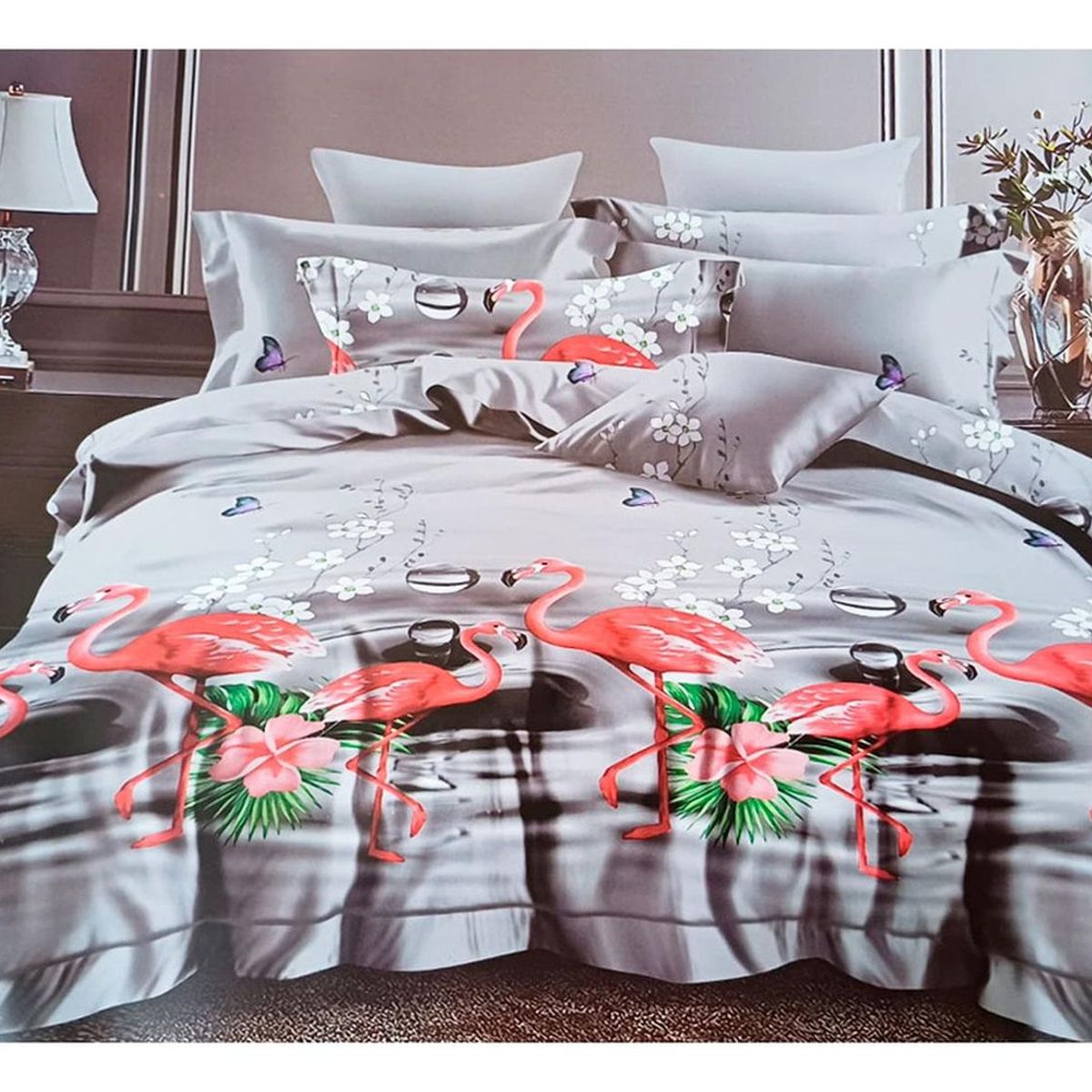 GENERICO - Juegos De Sabanas 144 Hilos (Plaza y media) Diseños - Rosa - 1,5 plazas