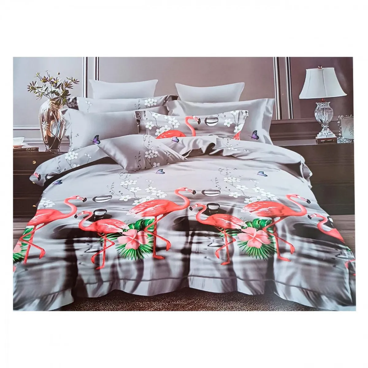 GENERICO - Juegos De Sabanas 144 Hilos (Plaza y media) Diseños - Rosa - 1,5 plazas