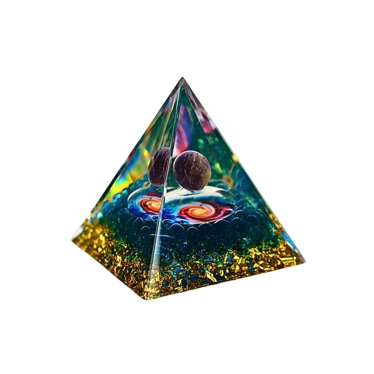 OEM - Cristal Pirámide Morado