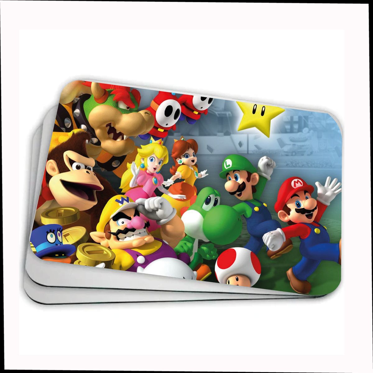GENERICO - Mouse Pad MARIO BROS, GAMER, SUPER MARIO JUEGOS   21 x 17 cm
