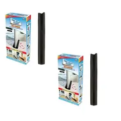 GENERICO - Pack X2 Protector Doble Aislante De Frío Polvo E Insectos Puertas