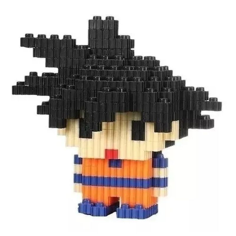 TEEMY - Mini Bloques Goku Figura 3d Armable
