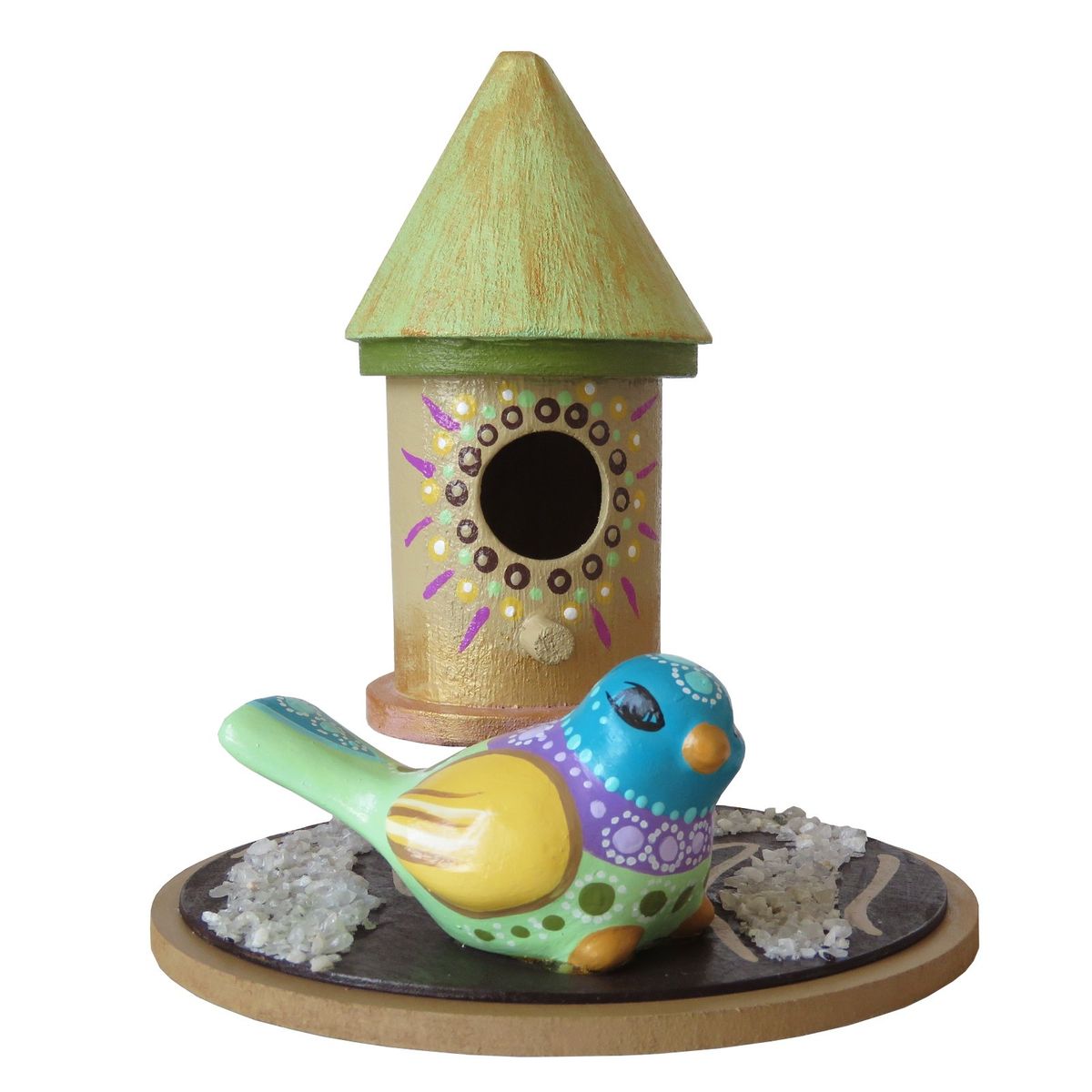 CREA TALLER - Casa de pájaro decorativa