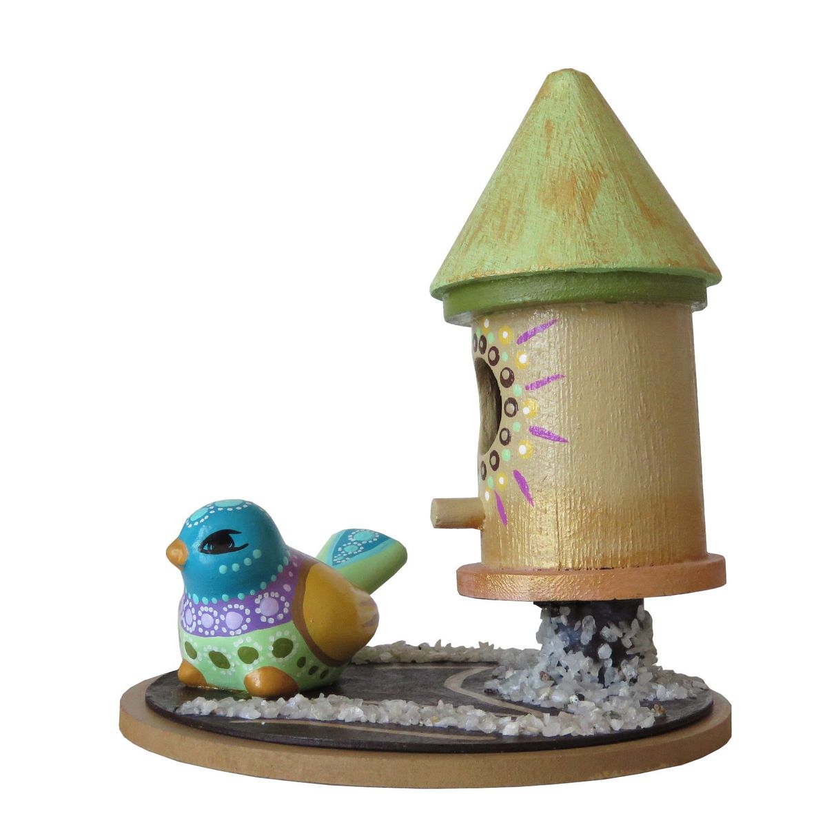 CREA TALLER - Casa de pájaro decorativa