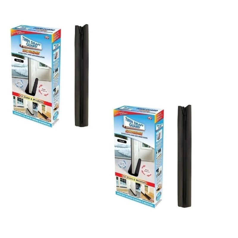 GENERICO - Pack X2 Protector Doble Aislante De Frío Polvo E Insectos Puertas