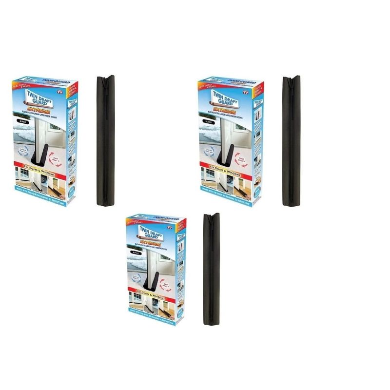 GENERICO - Pack X3 Protector Doble Aislante De Frío Polvo E Insectos Puertas