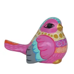 CREA TALLER - Pájaro decorativo de cerámica