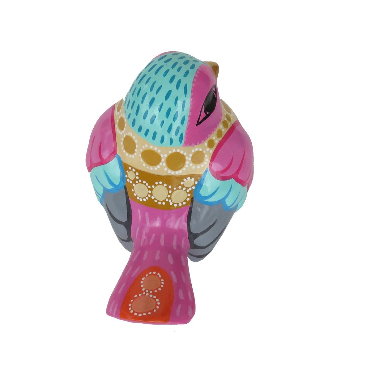 CREA TALLER - Pájaro decorativo de cerámica