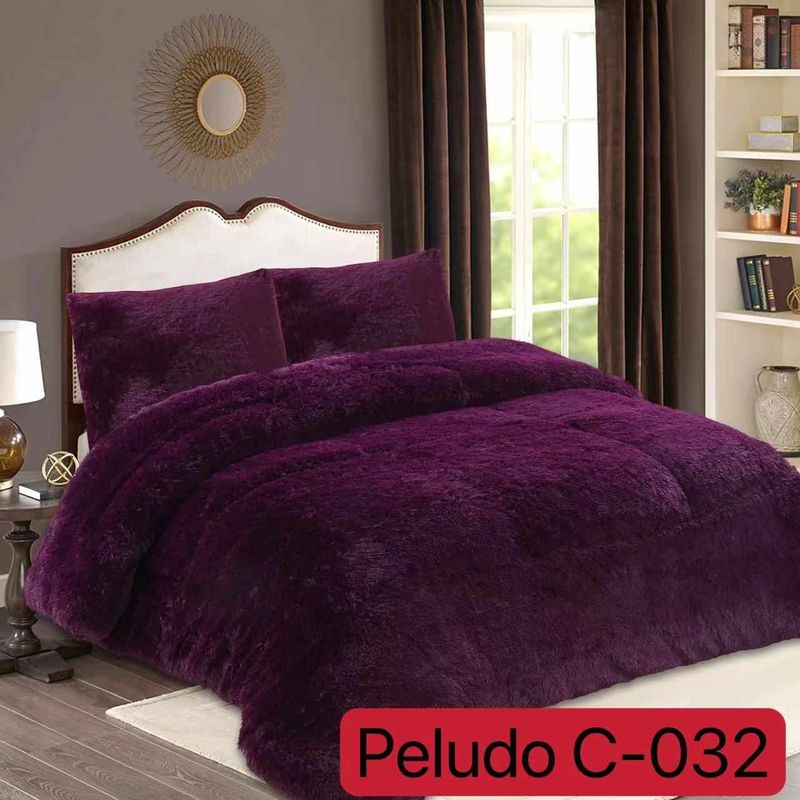 GENERICO - PLUMON CON CHIPORRO PELUDO 2P - MORADO