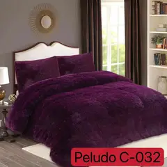 GENERICO - PLUMON CON CHIPORRO PELUDO 2P - MORADO