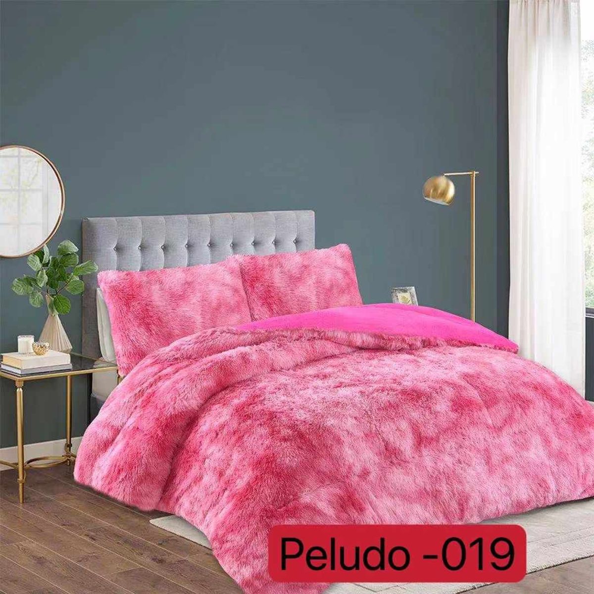 GENERICO - PLUMON CON CHIPORRO PELUDO 2P - ROSA