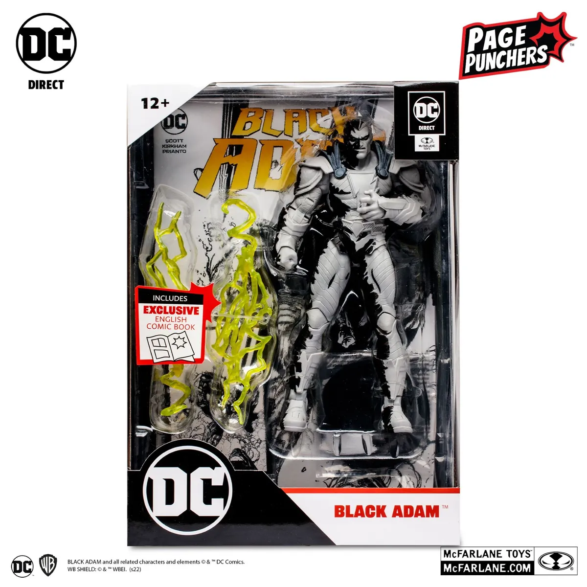 DC COMICS - Figura Articulada Black Adam Mcfarlane DC Comics