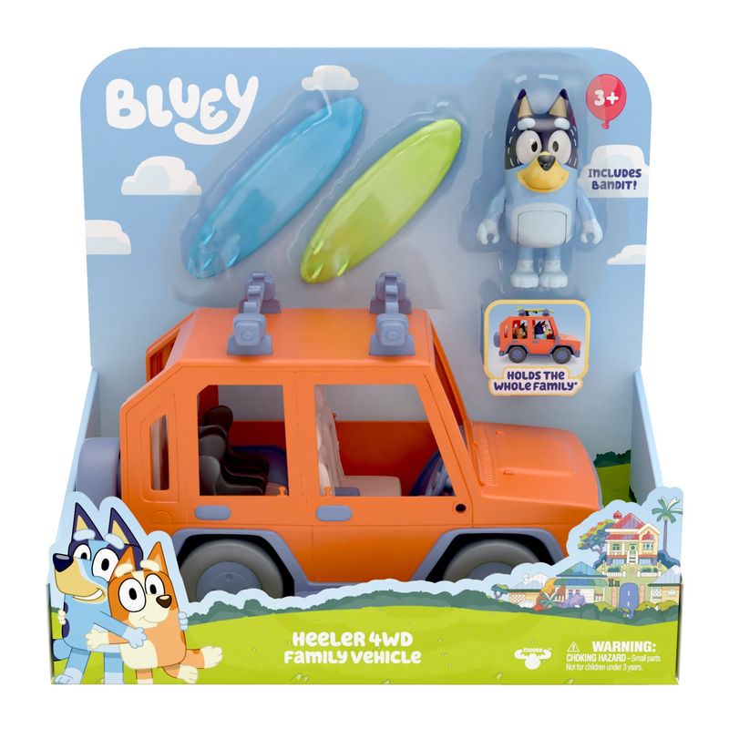 BLUEY - Vehículo Familiar Bluey Incluye Figura Bandit Imexporta.