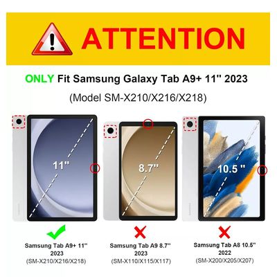 Imagen 2 del producto Funda Teclado Táctil +lápiz+mouse Para Galaxy Tab A9 Plus