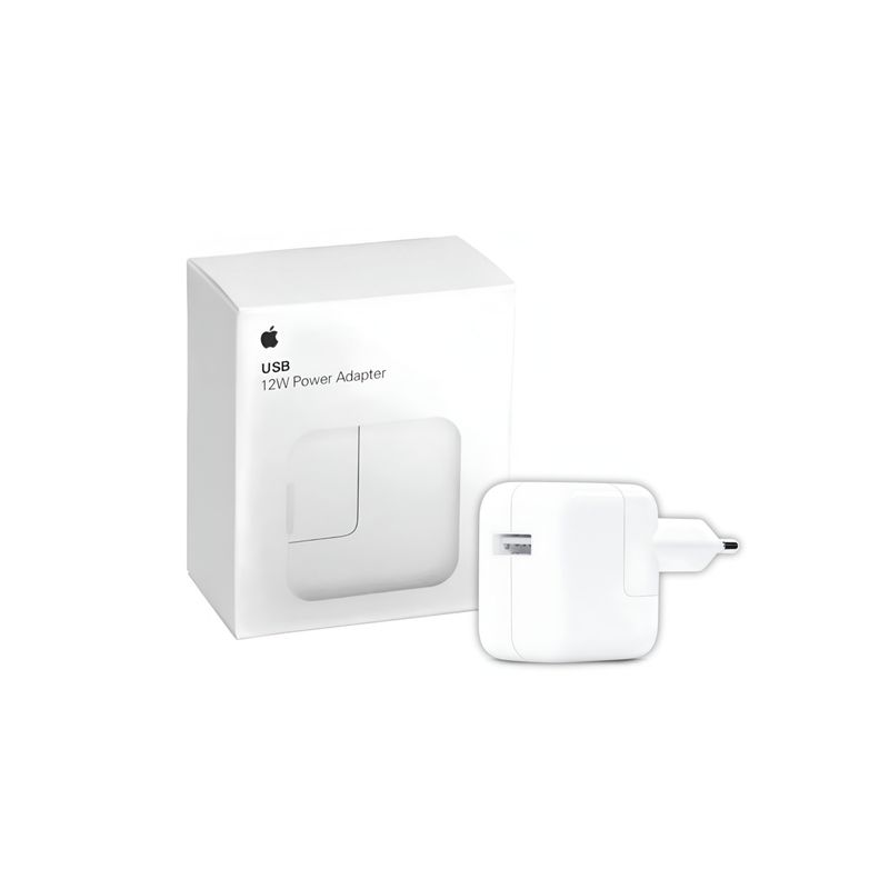 APPLE - Cargador Apple 12W USB / 220V  - MGN03CI Original - Blanco