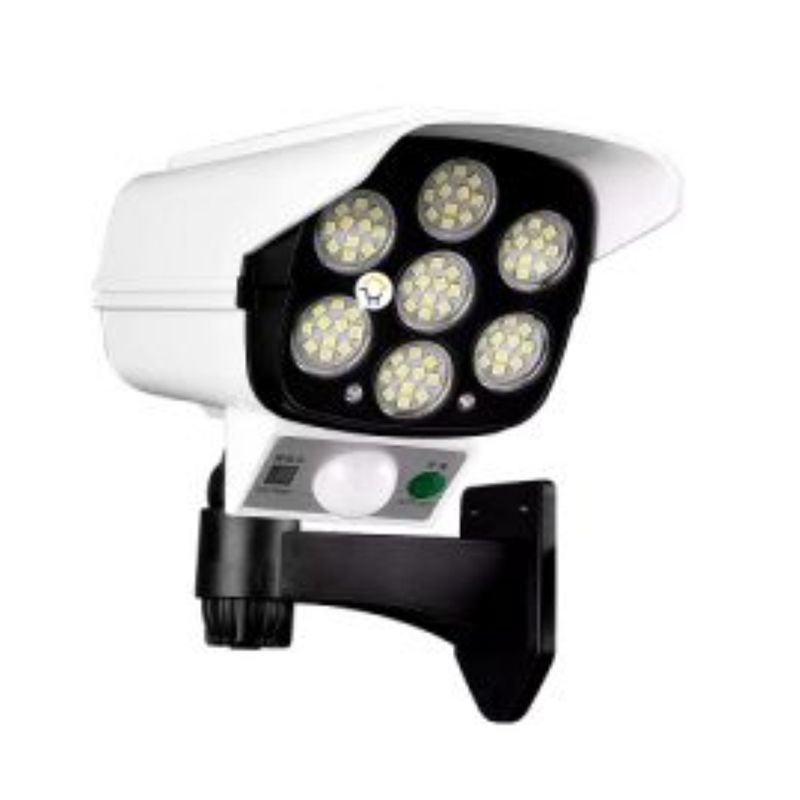 GENERICO - Foco Solar Tipo Camara Sensor De Movimiento + Control