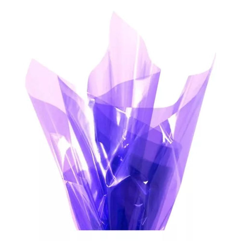 MOTARRO - Papel Celofan 62.5 x 100 cm 2 Unidades Morado