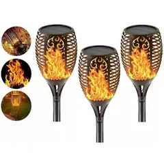 GENERICO - Lámpara De Antorcha Led Solar Para Jardín