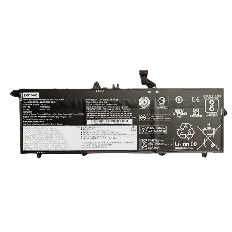 LENOVO - Batería Lenovo 57wh Thinkpad T490s T14s 02dl014 5b10w51836