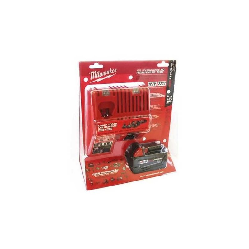 MILWAUKEE - Kit De Inicio Batería Xc 5.0 Y Cargador 48-5950 Milwaukee