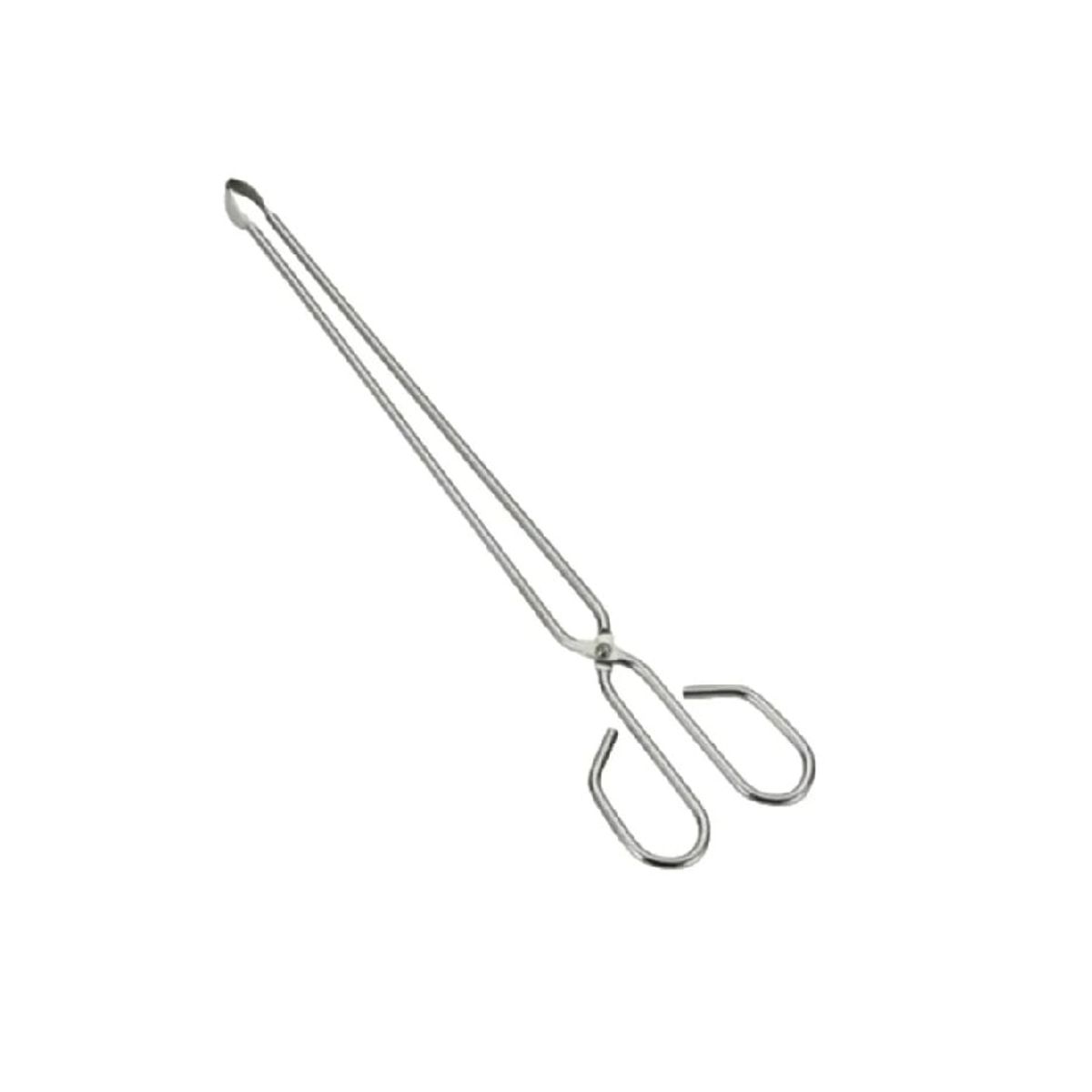 GENERICO - Pinzas Tenazas De Acero 36cm Asado Carbón Pan Carnes Acero