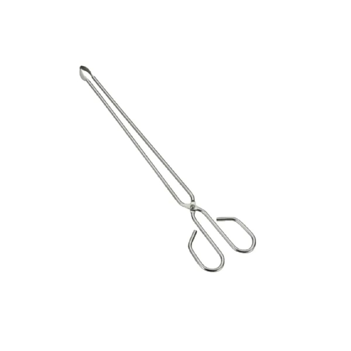 GENERICO - Pinzas Tenazas De Acero 36cm Asado Carbón Pan Carnes Acero