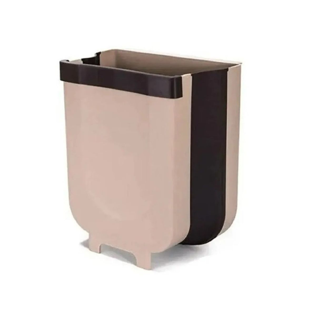 GENERICO - Papelera Plegable Basurero Cocina Ergonómico Puerta Multiuso