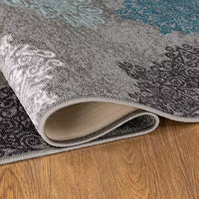 MROTTO - Alfombra Pasillo Gris 70 cm x 3 metros ANTIDESLIZANTE Sin Overlock