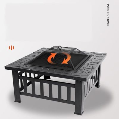 Imagen 2 del producto Brasero Premium Para Leña O Carbón Con Tapa 3 En 1