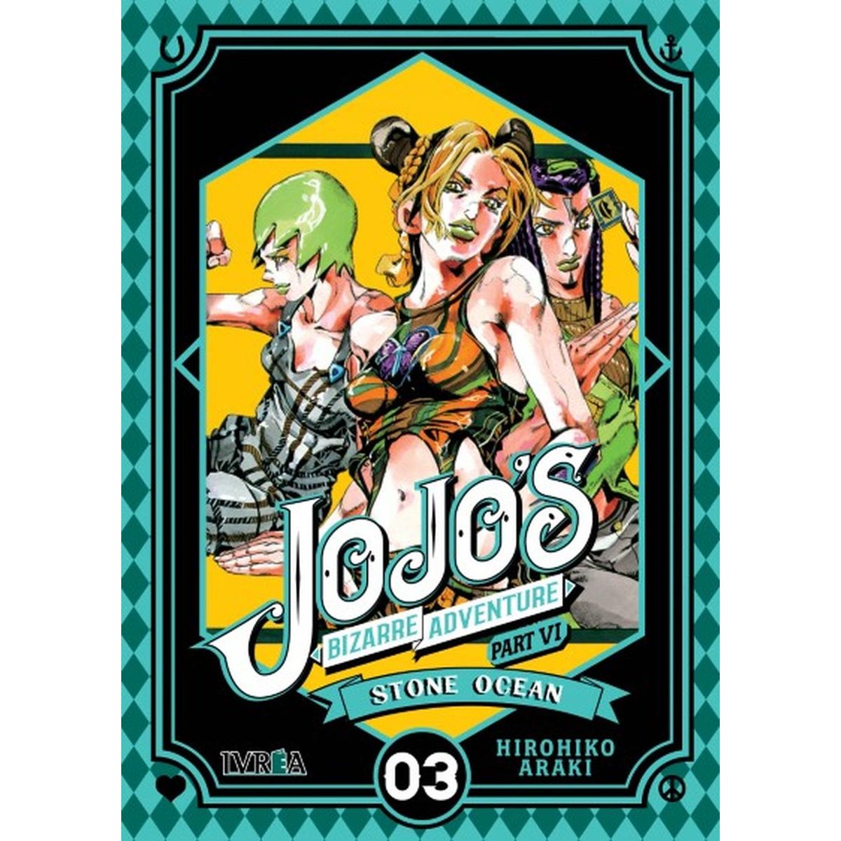 IVREA - Manga Jojo's Bizarre Adventure Parte 6: Stone Ocean 03 Ivrea Argentina