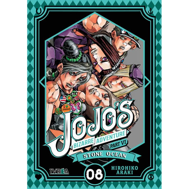 IVREA - Manga Jojo's Bizarre Adventure Parte 6: Stone Ocean 08 Ivrea Argentina