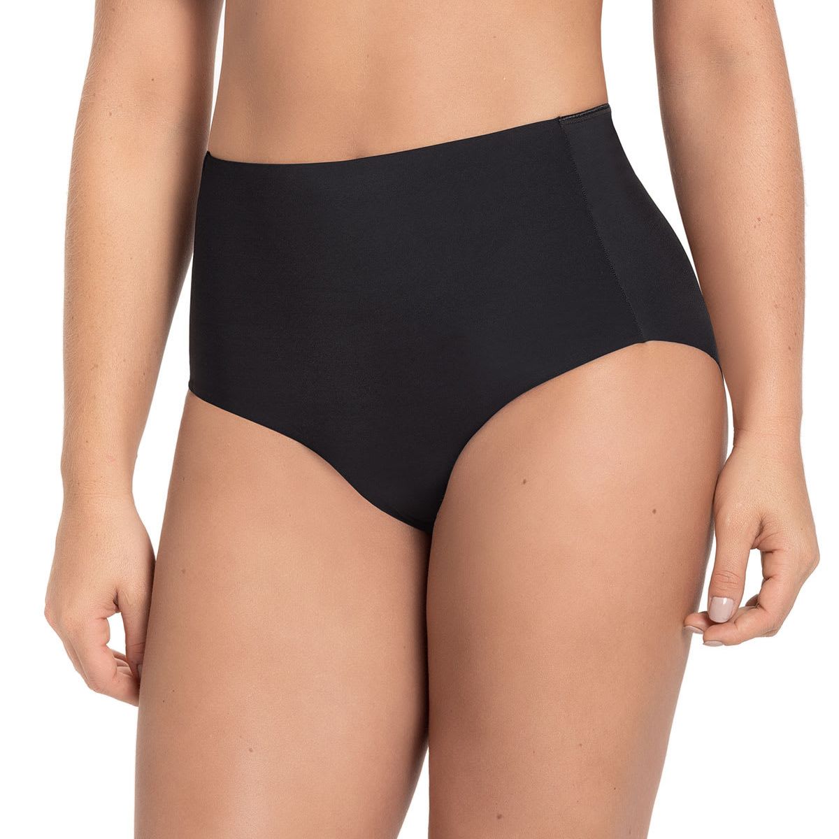 LEONISA - Calzón Clásico Invisible de Control Fuerte 012949 Negro