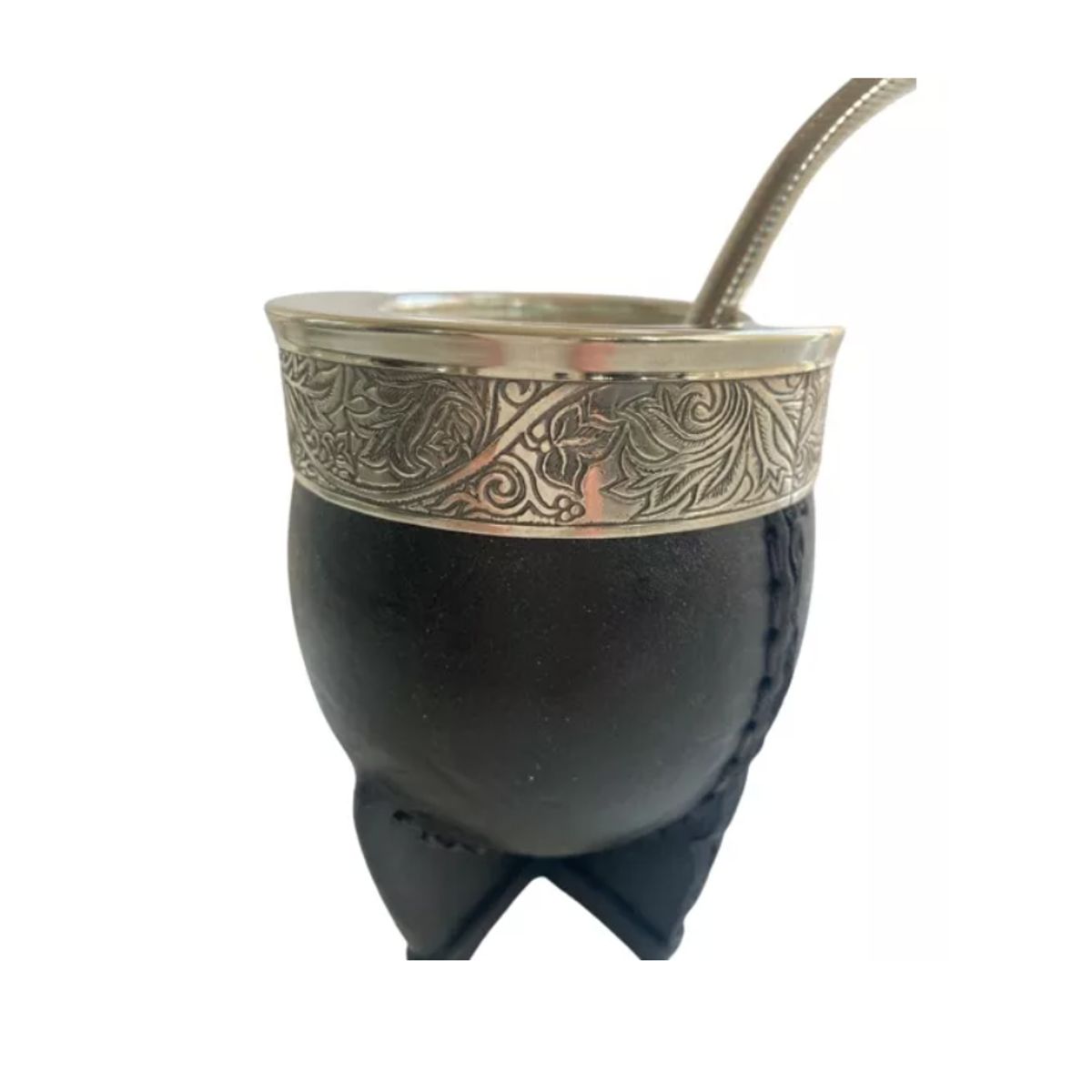 GENERICO - Mate Imperial De Cuero Y Alpaca