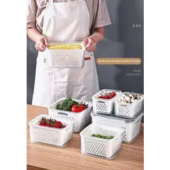 GENERICO - Set 4 Pcs Organizador De Refrigerador