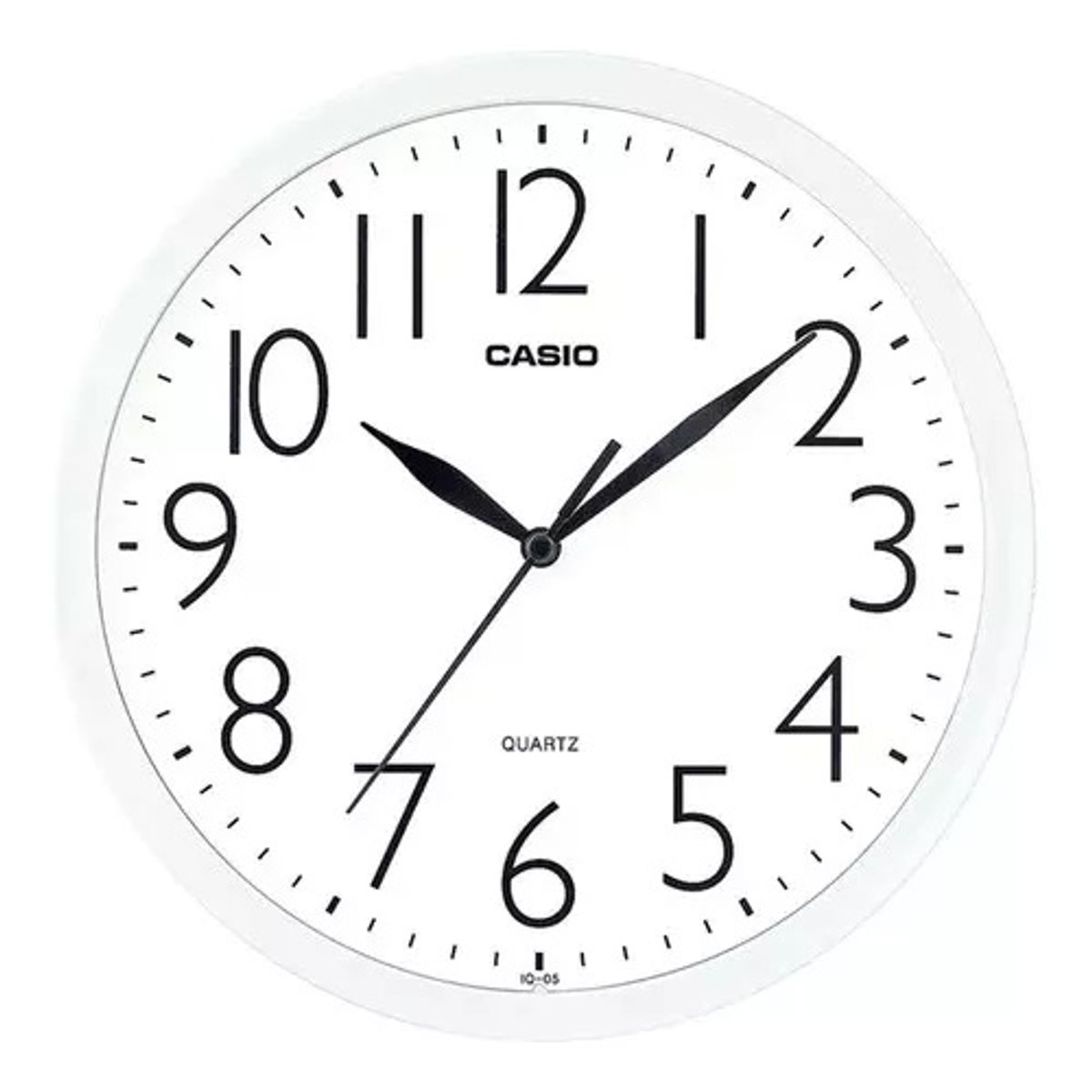 CASIO - Reloj Casio Iq05-7 Mural Análogo Blanco - Incluye Pila