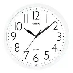 CASIO - Reloj Iq05-7 Mural Análogo Blanco - Incluye Pilas.