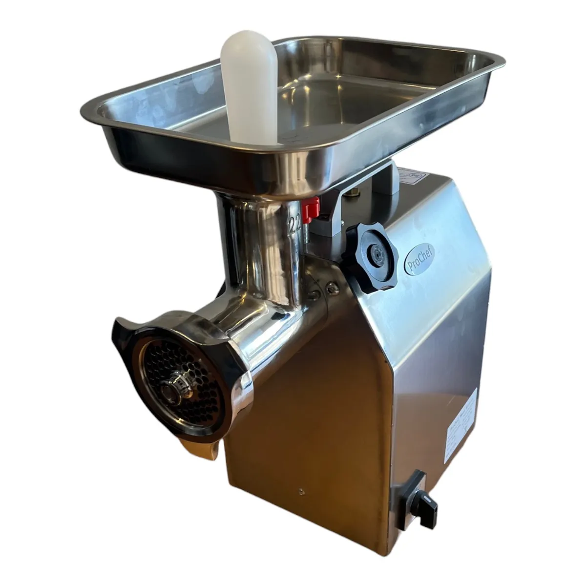 PROCHEF - Moledora de carne industrial Ac. Inox. 220 kg/hora con Reversa