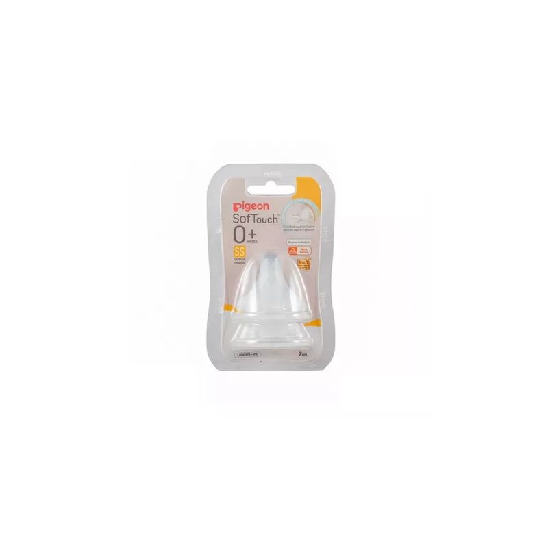 PIGEON - Tetina Repuesto Softouch Pigeon SS 2 Unids