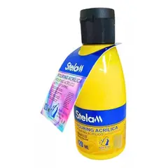 GENERICO - Pintura Acrilica 120 ml Color Amarillo
