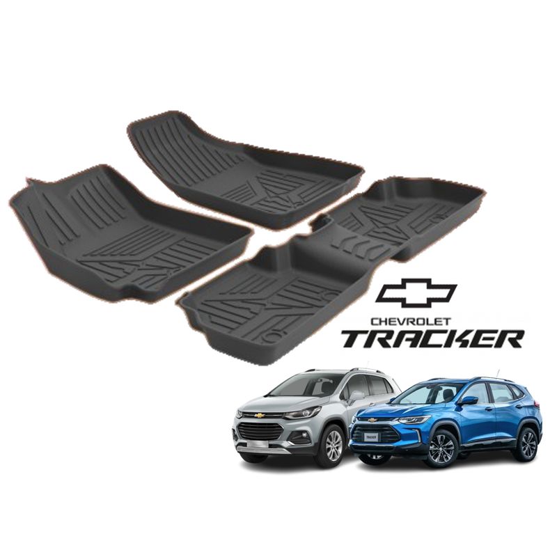 GENERICO - Set Cubre Pisos Calce Perfecto Chevrolet Tracker - 3 Piezas