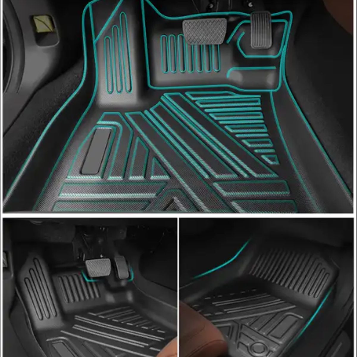 GENERICO - Set Cubre Pisos Calce Perfecto Chevrolet Tracker - 3 Piezas