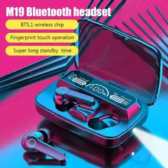 GENERICO - Audífonos auriculares TWs M19 case power bank