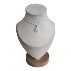 GENERICO - Collar niña con circones de plata s925