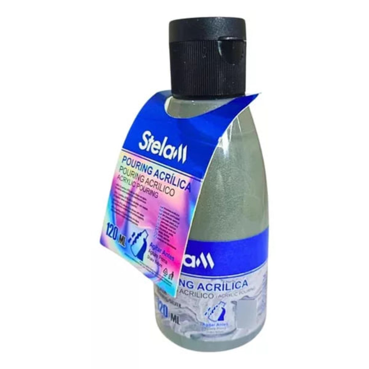 GENERICO - Pintura Acrilica 120 ml Plateado