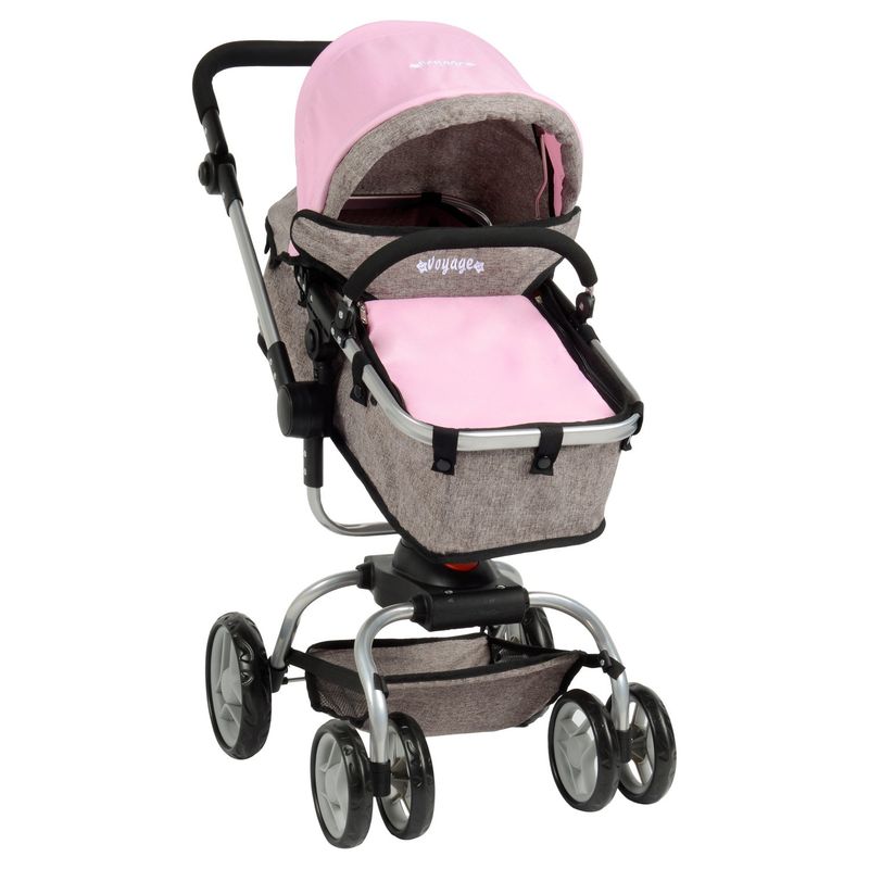 VOYAGE - Coche Muñeca Formato Real Giro 360 Cofe Pink