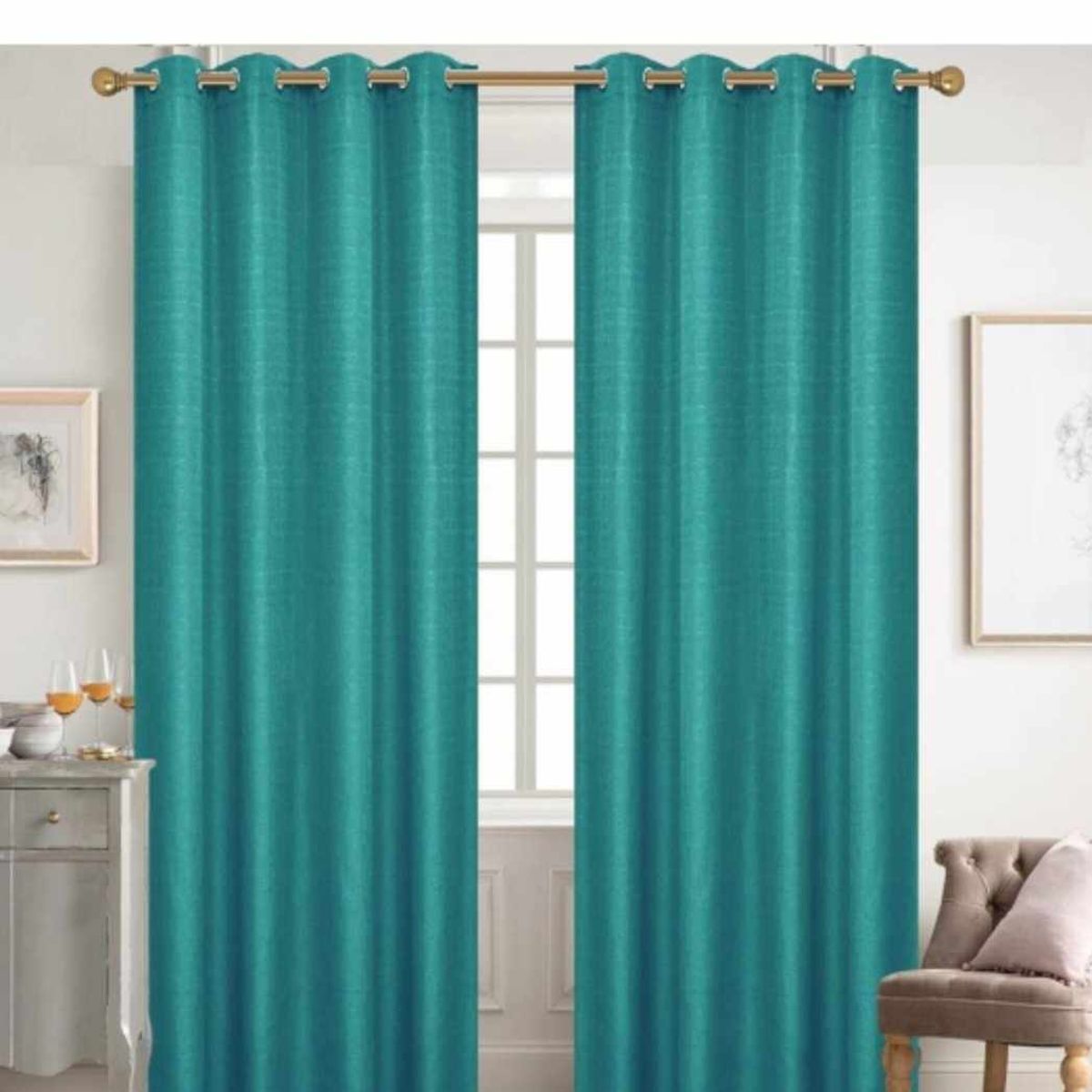 GENERICO - CORTINA BLACK - OUT - TURQUESA