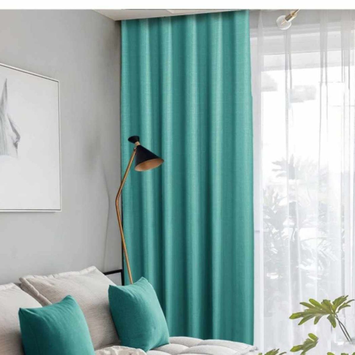 GENERICO - CORTINA BLACK - OUT - TURQUESA